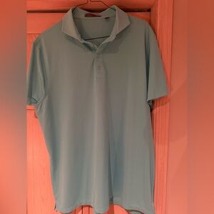 G/Fore Men's Aqua Blue Polo Shirt